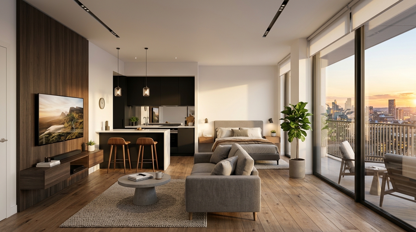 1 BHK Premium Layout Plan